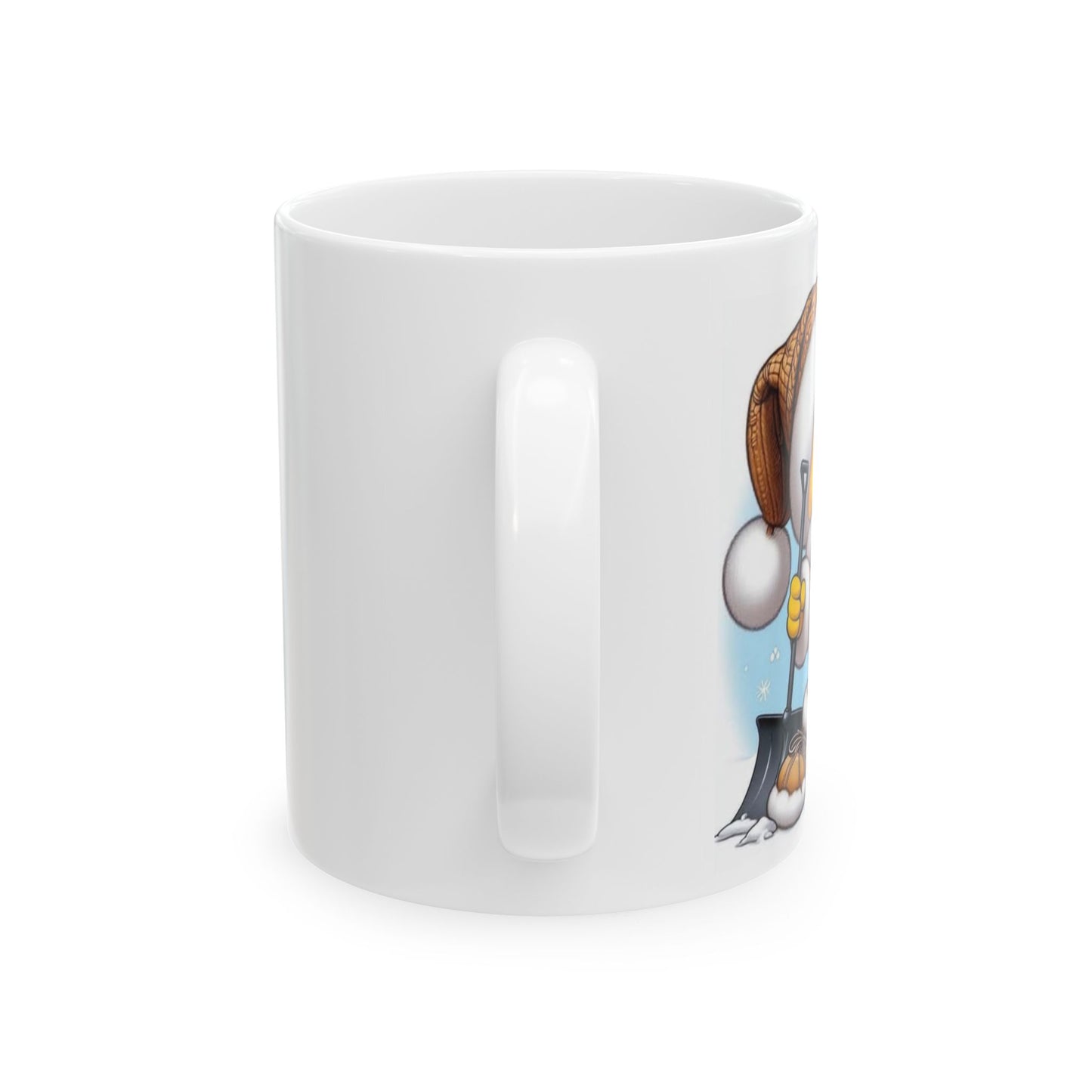 Cute Winter Ceramic Mug - "Baby It's Cold Outside" - Perfect for Hot Beverages