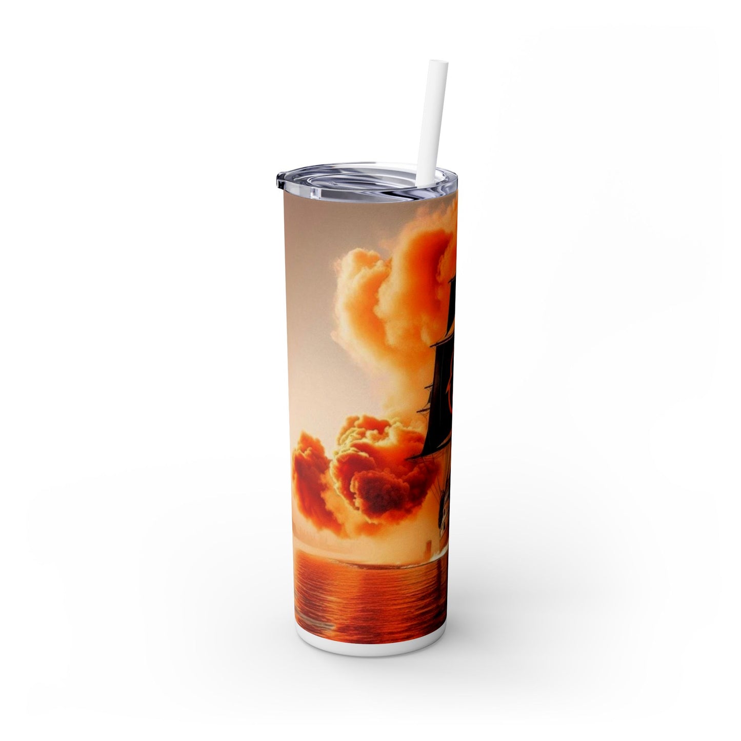 Sports Collection Orioles Skinny Tumbler with Straw, 20oz
