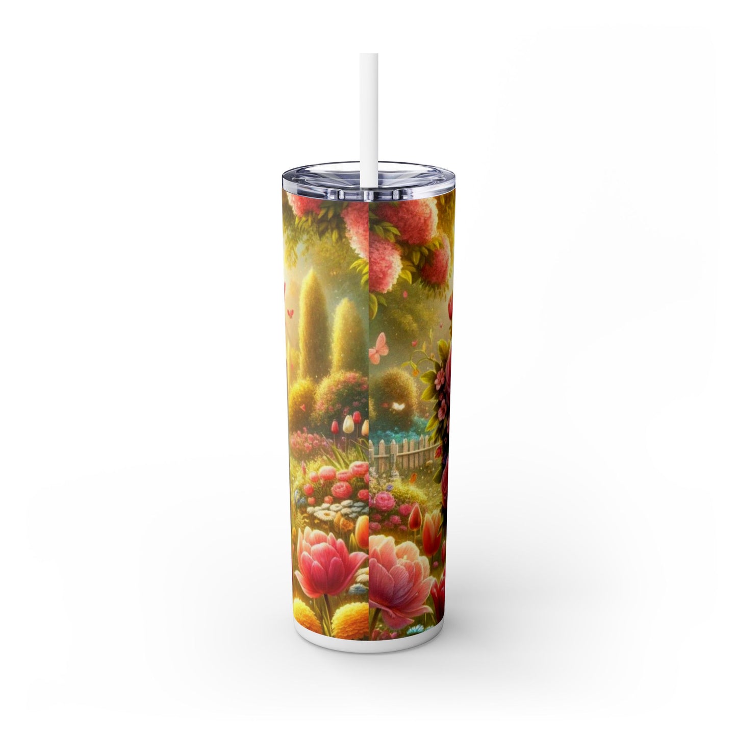 Skinny Tumbler with Straw, 20oz