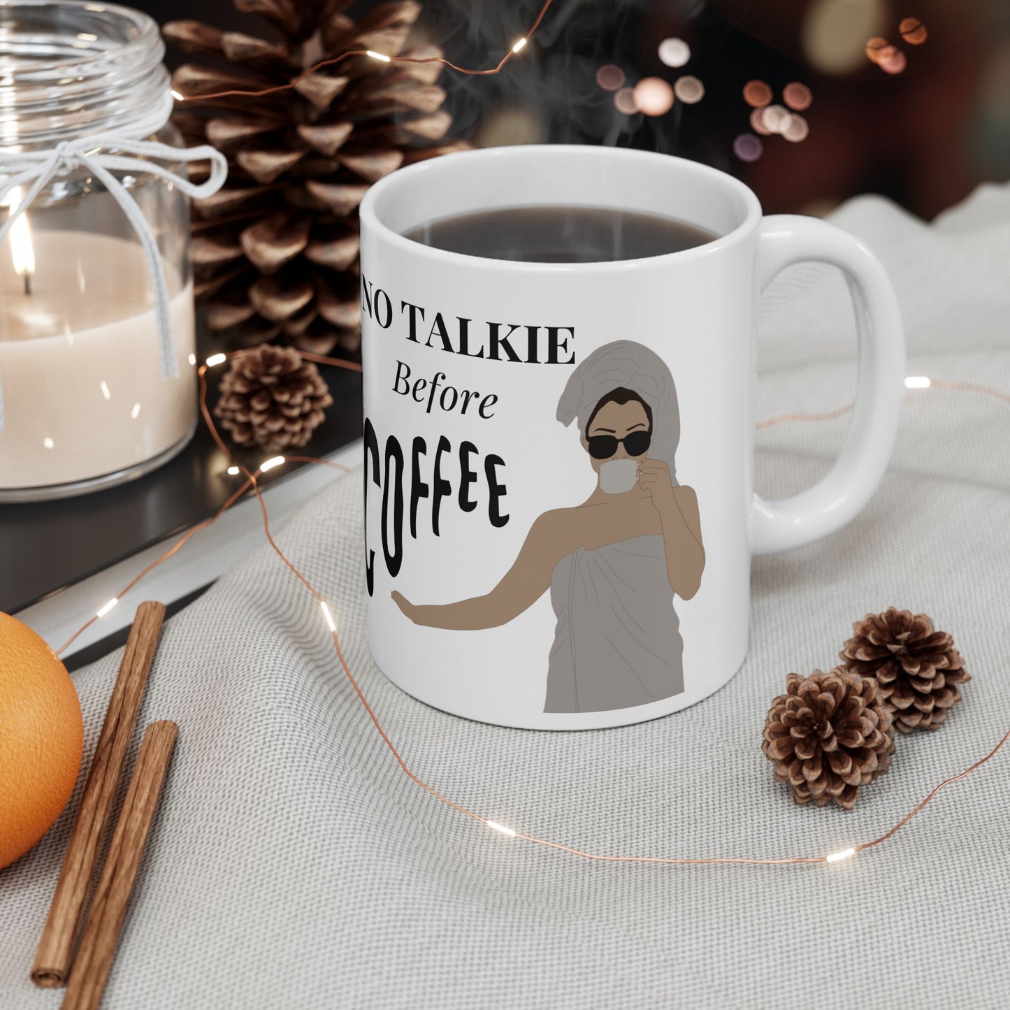 No Talkie Coffee Mug