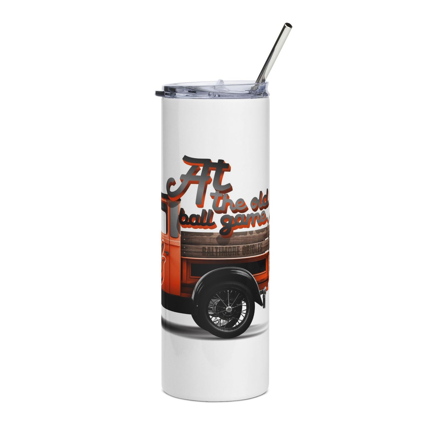 Sports Collection Orioles Vintage Truck Stainless Steel Tumbler, 20oz