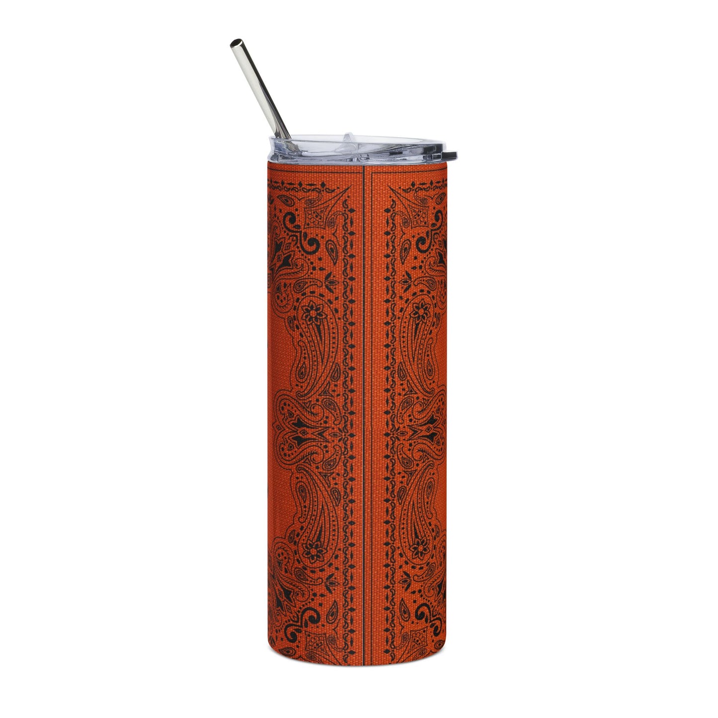 Sports Collection Orange Orioles Bandana Stainless Steel Tumbler, 20oz