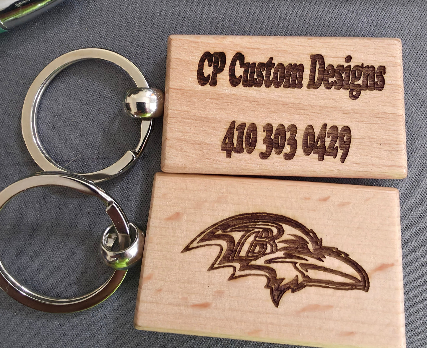 Wooden Key Rings