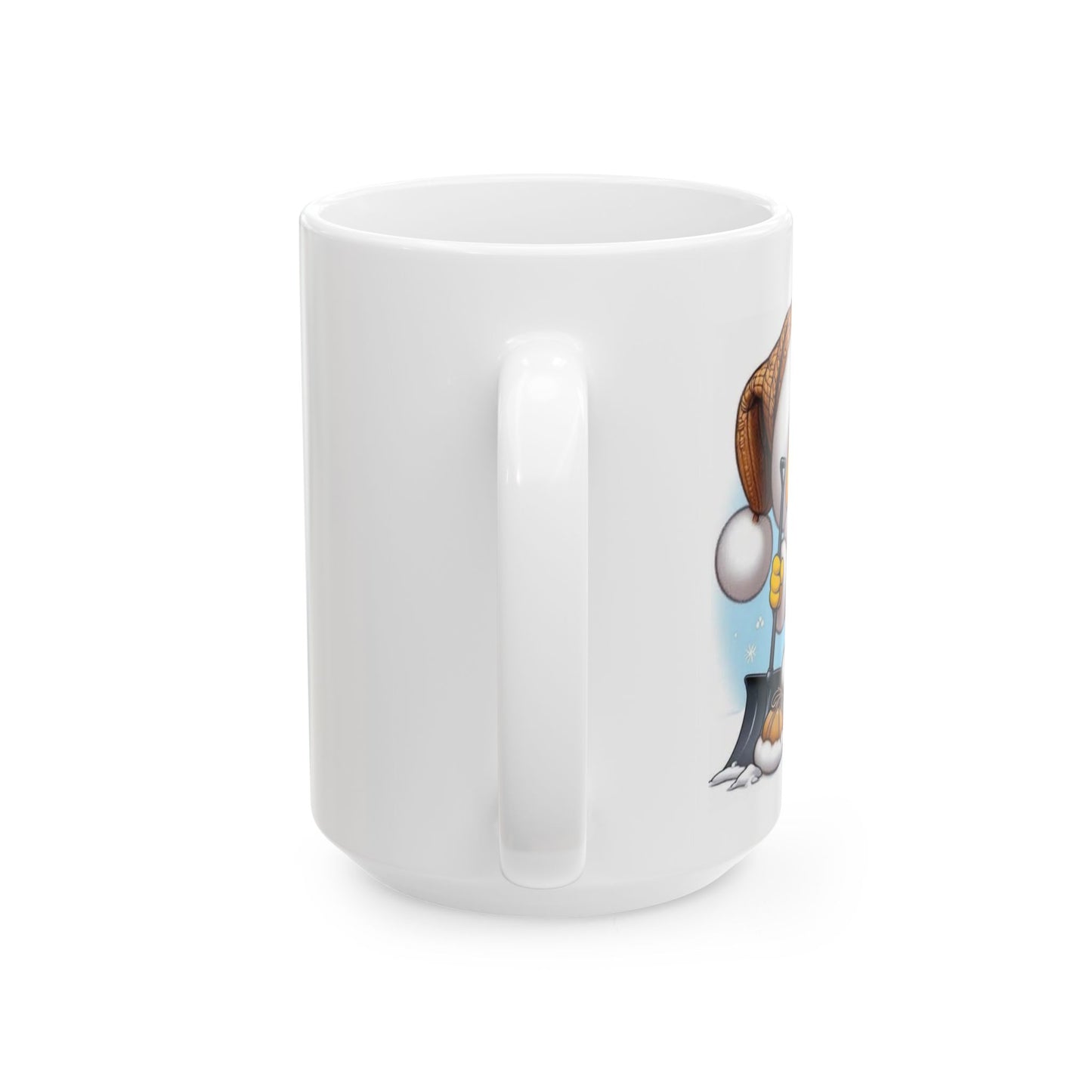 Cute Winter Ceramic Mug - "Baby It's Cold Outside" - Perfect for Hot Beverages