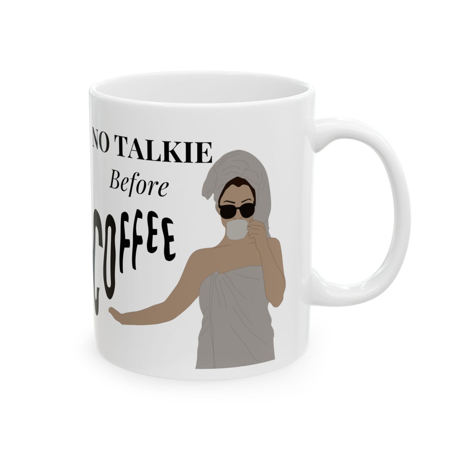 No Talkie Coffee Mug