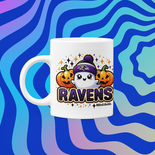 Ravens Halloween Coffee 11oz Coffee Mug