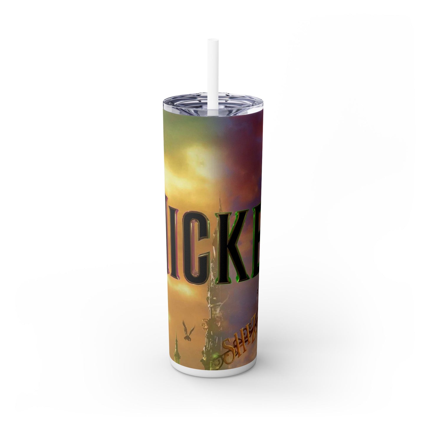 Skinny Tumbler with Straw, 20oz