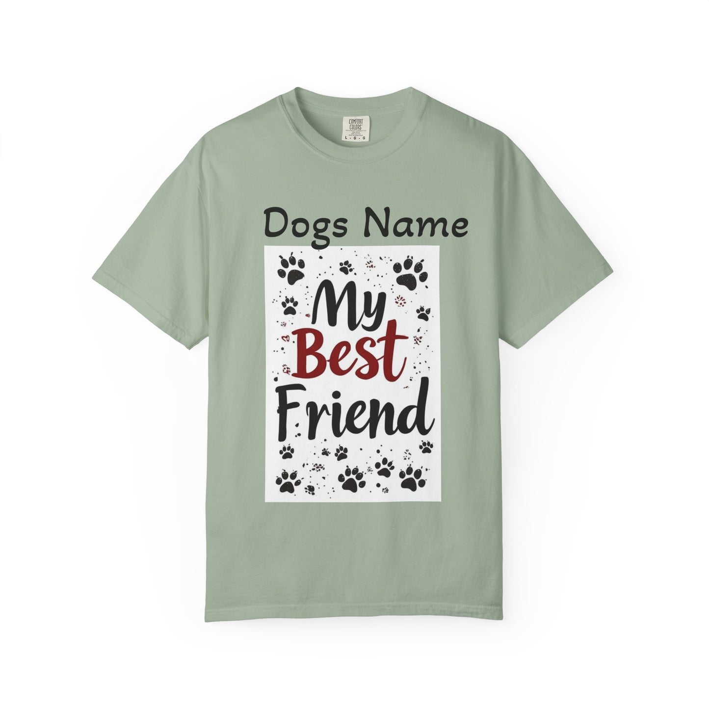 My Best Friend Paw Print T-Shirt