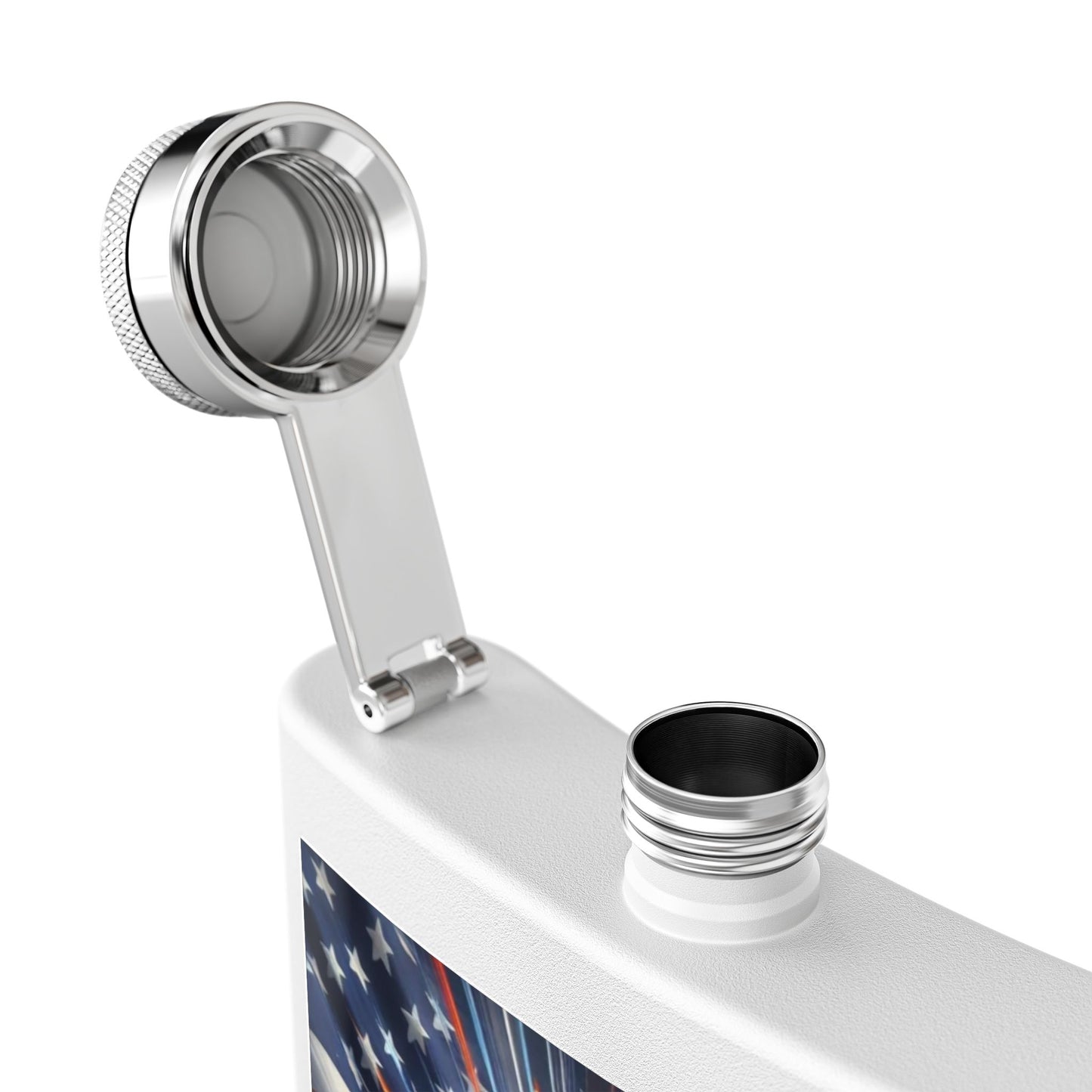 Sports Collection Orioles Baseball Stainless Steel Flask — 6oz Patriotic Team Logo Hip Flask