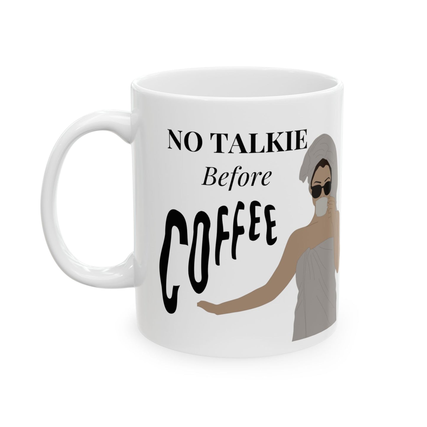 No Talkie Coffee Mug