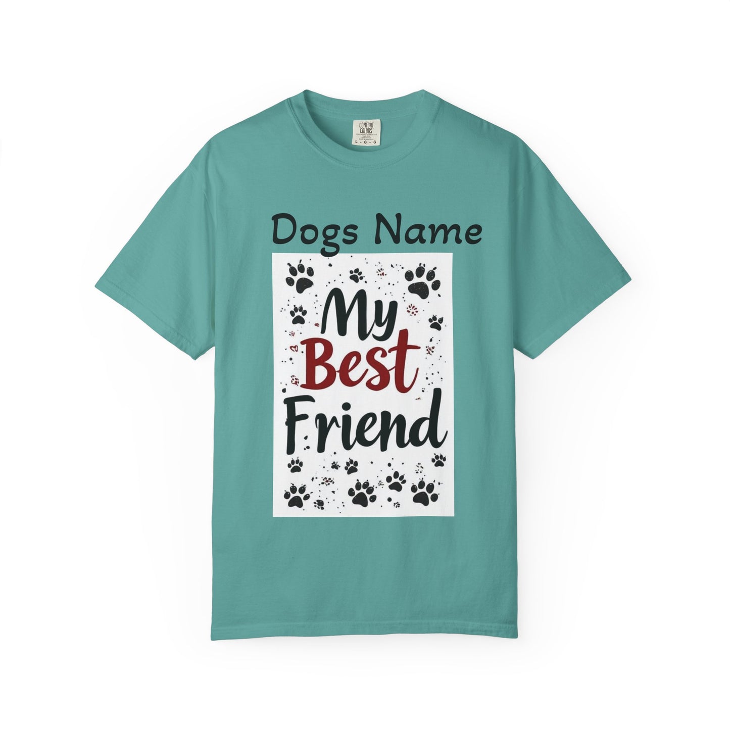 My Best Friend Paw Print T-Shirt