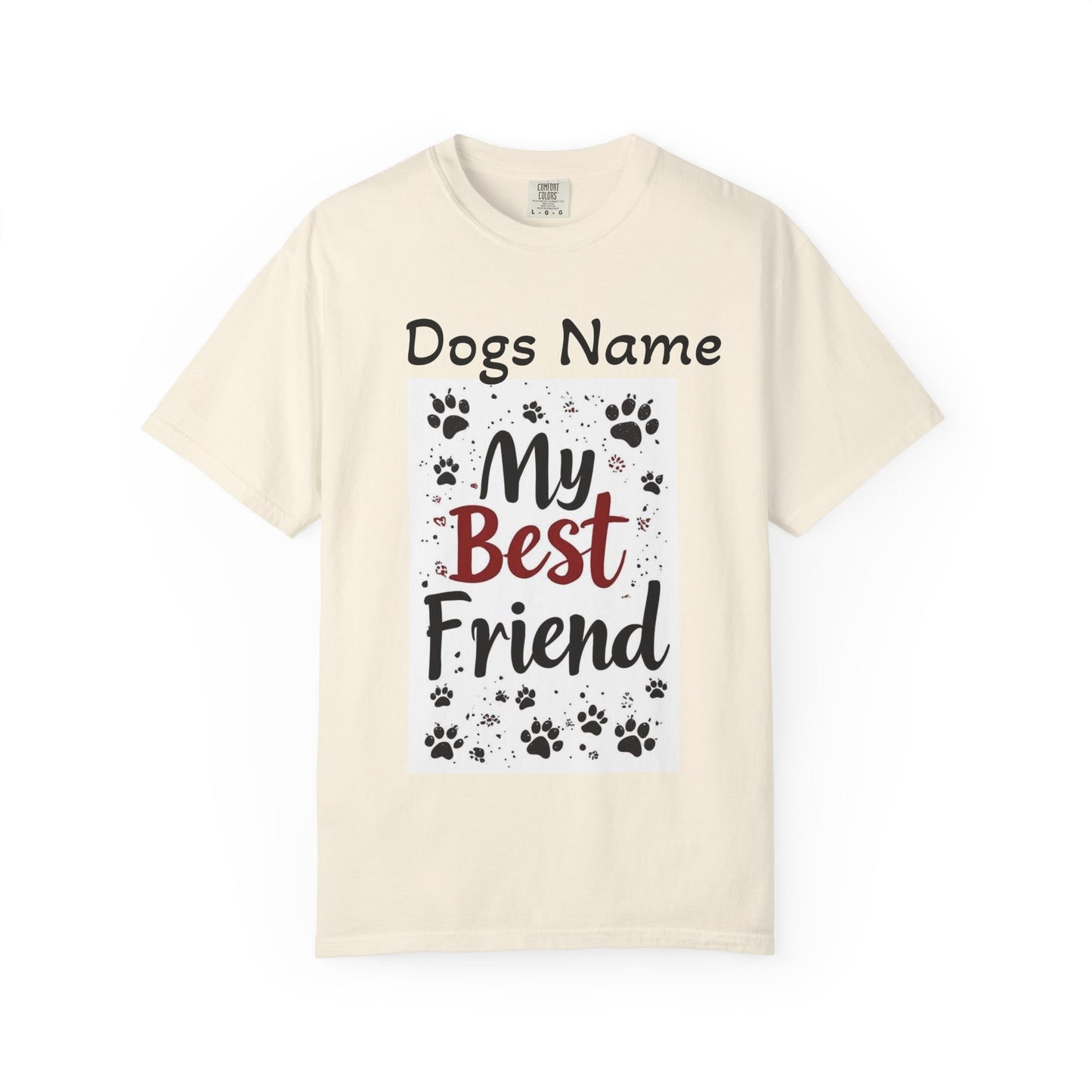 My Best Friend Paw Print T-Shirt