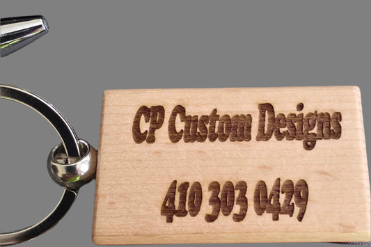 Wooden Key Rings