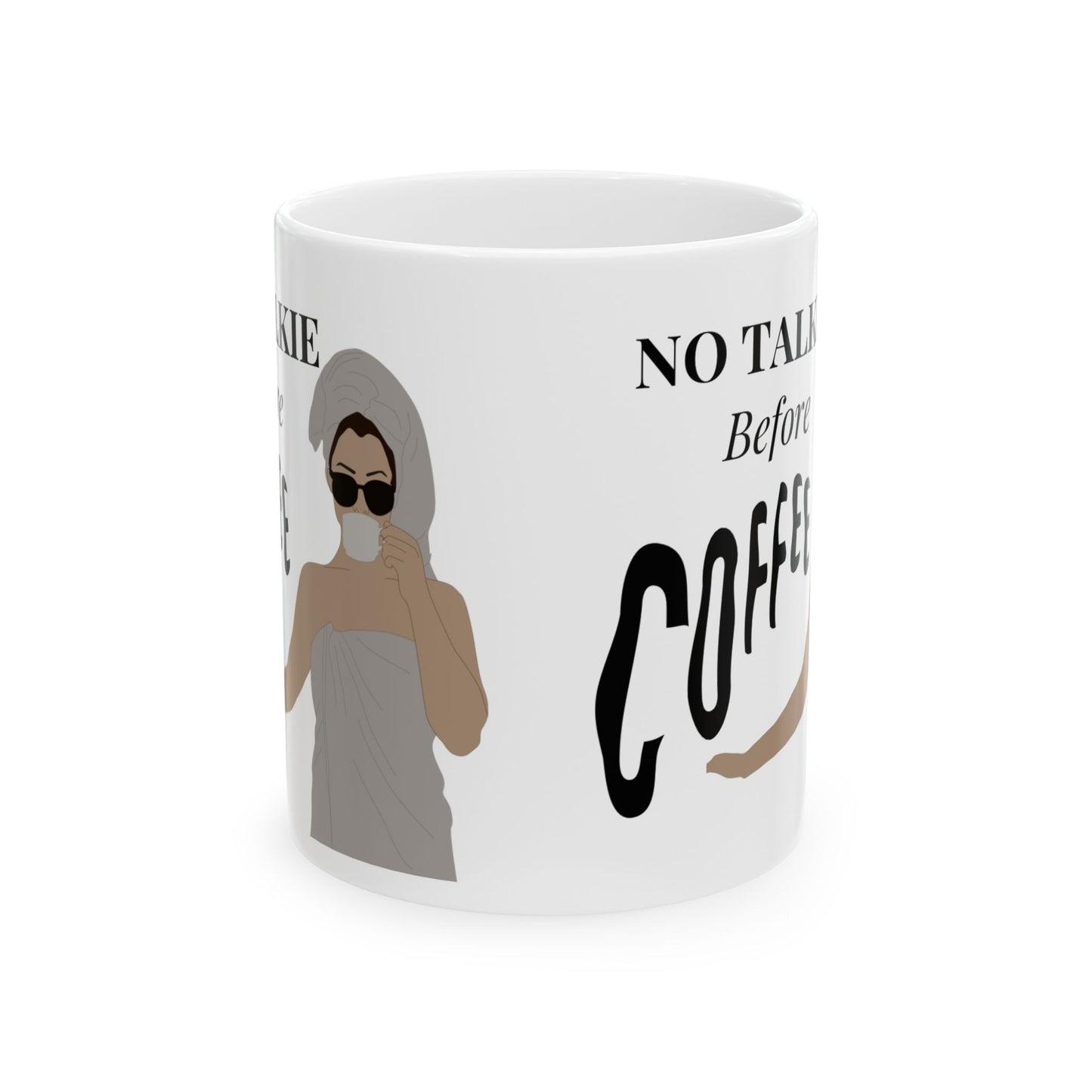 No Talkie Coffee Mug