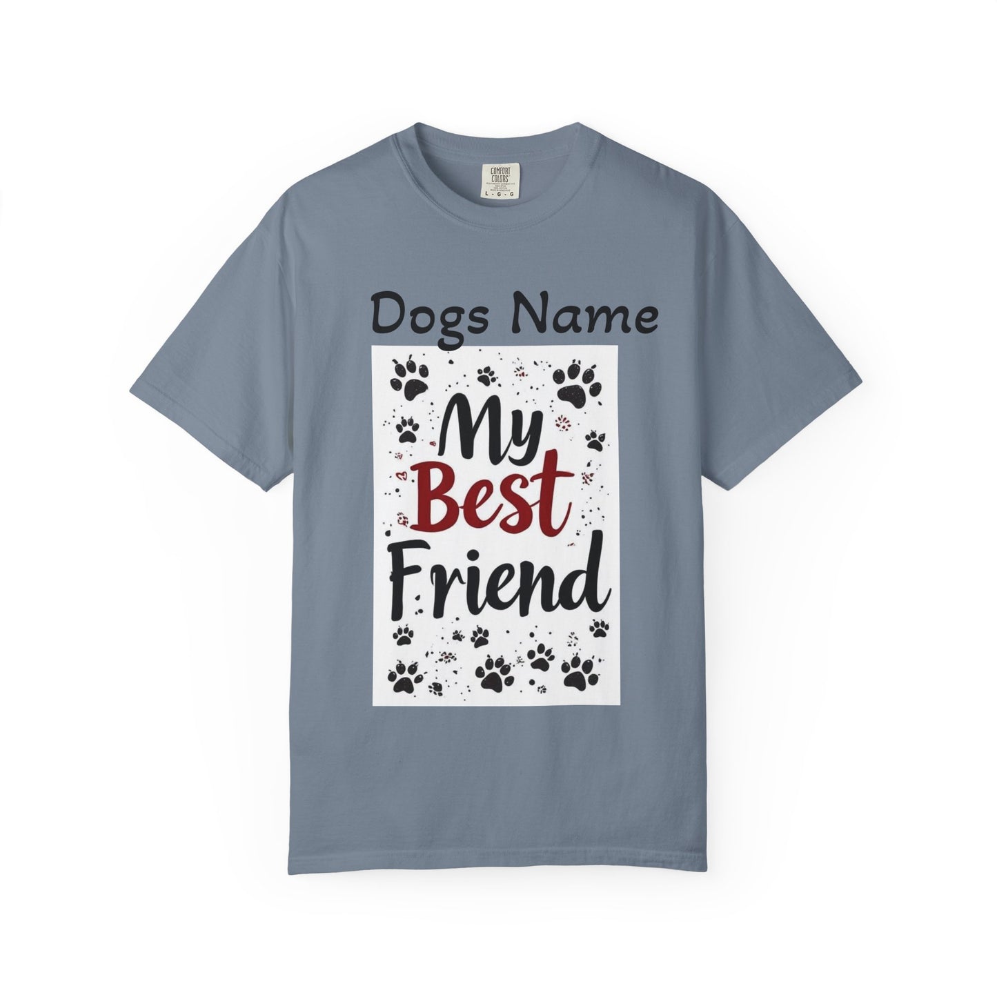 My Best Friend Paw Print T-Shirt