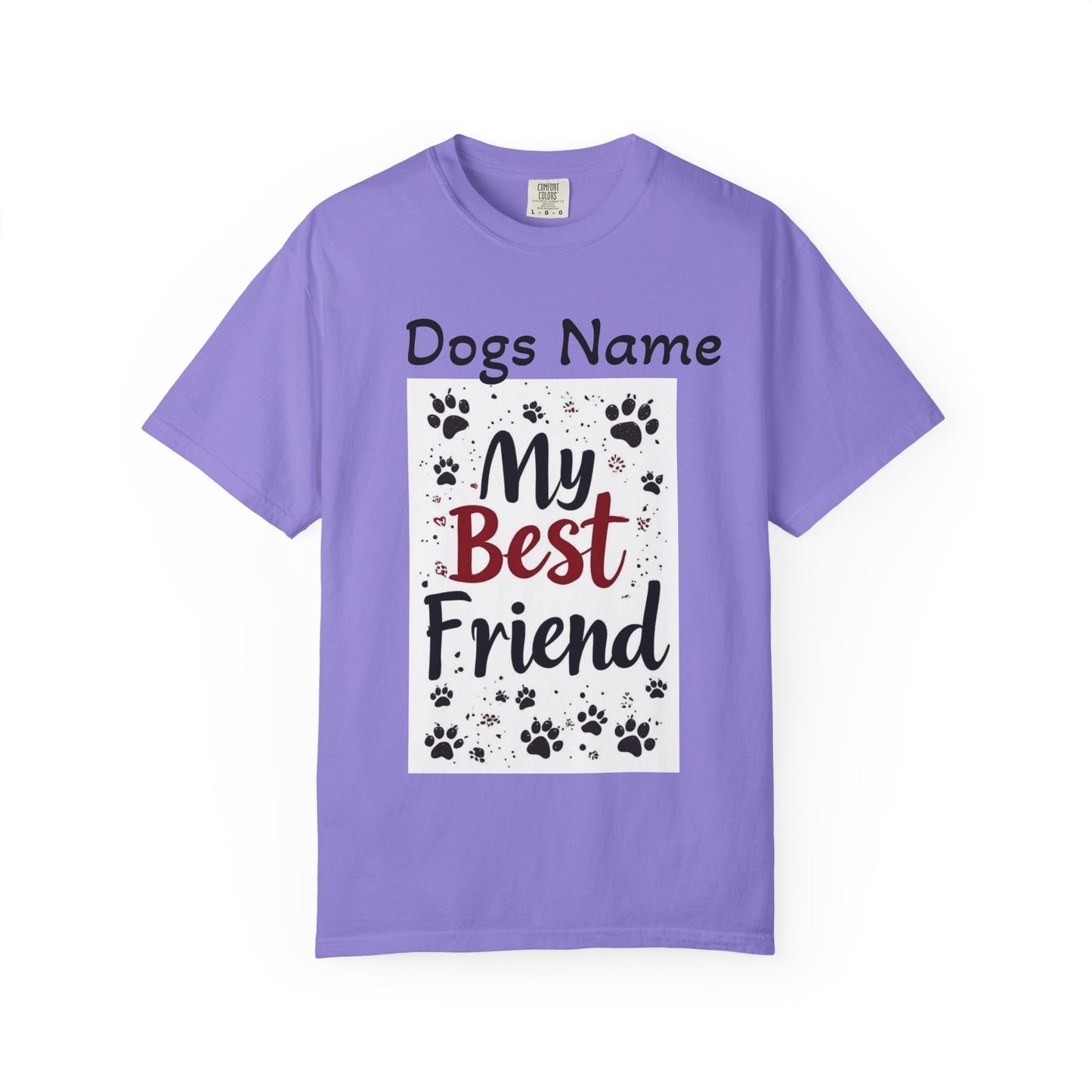 My Best Friend Paw Print T-Shirt