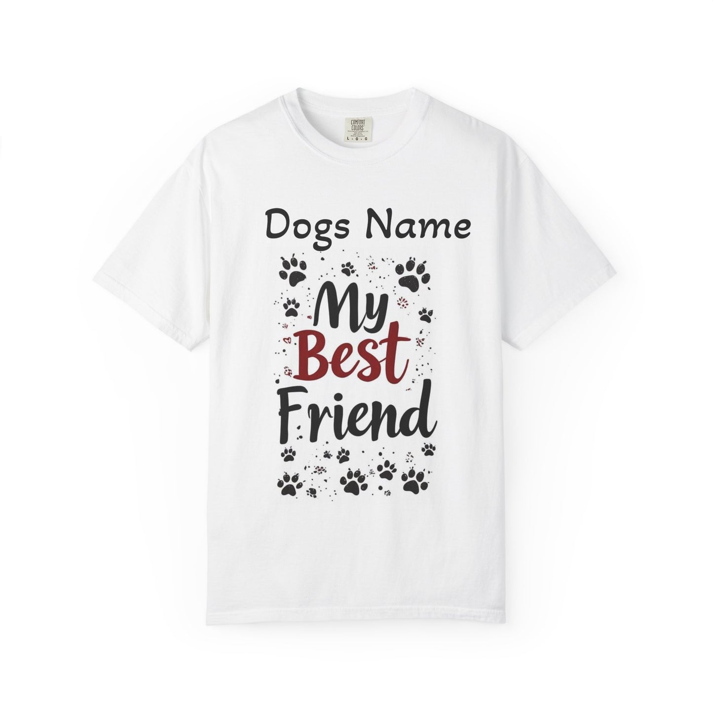 My Best Friend Paw Print T-Shirt