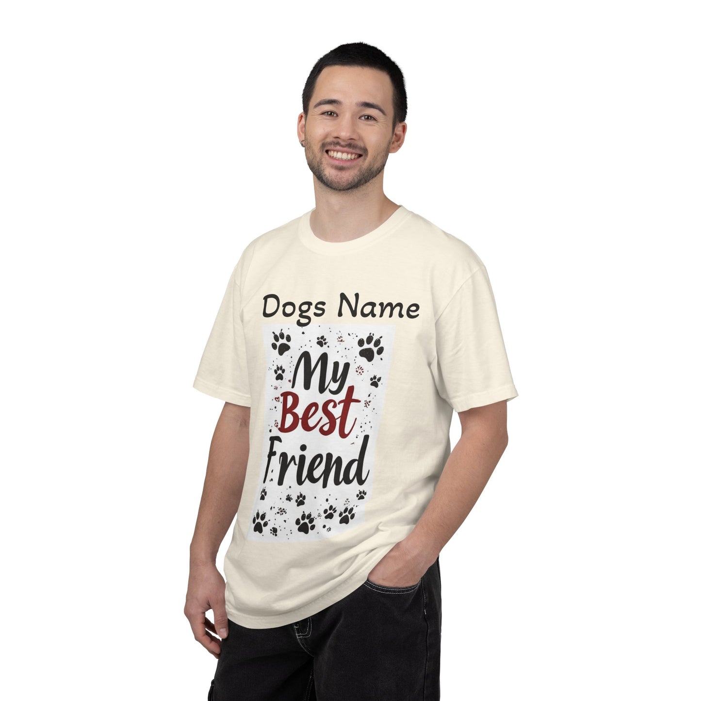 My Best Friend Paw Print T-Shirt