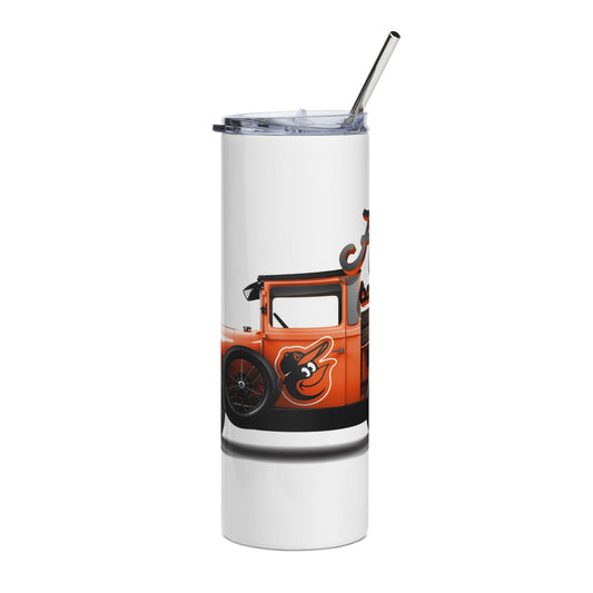 Sports Collection Orioles Vintage Truck Stainless Steel Tumbler, 20oz