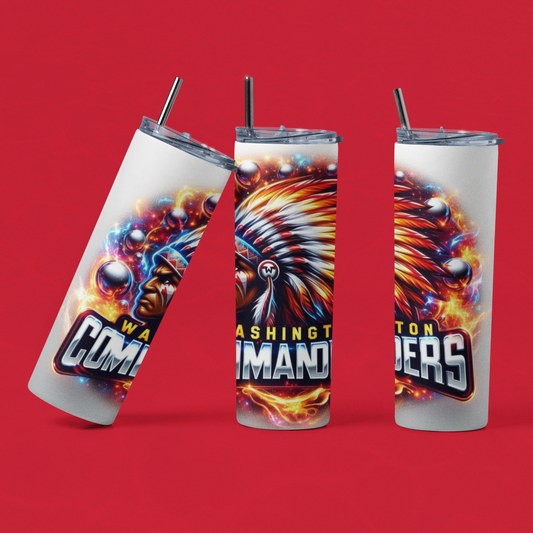 Washington Commanders 20 oz Stainless Steel Tumbler