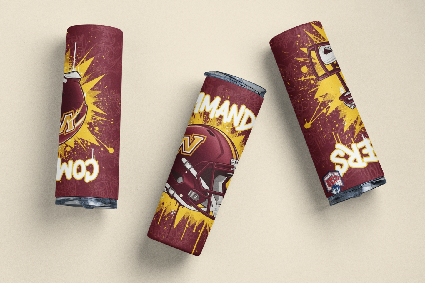 Washington Commanders  Helment 20oz Stainless Steel Tumbler