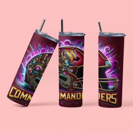 Commanders 20oz Skinny Tumbler