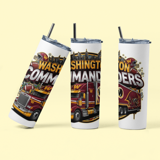 Washington Commanders 18Wheeler 20oz Stainless Steel Tumbler