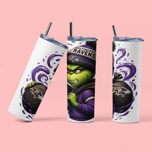 The Grinch Ravens 20oz Tumbler