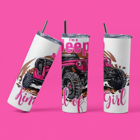 Pink Girl 20oz Tumber