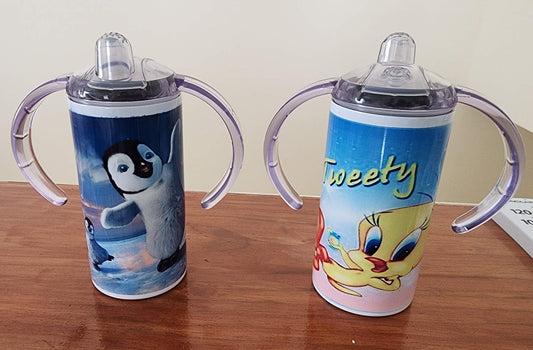 Tweety Bird or Happy Feet 12 oz Sippy Cup